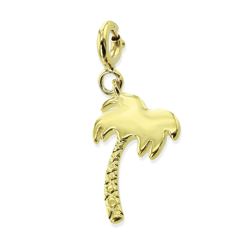 Palm Tree Charm 14k Gold - Simon G. Jewelry