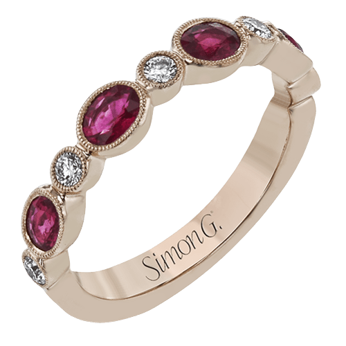 Paradise Gemstone Fashion Ring In 18k Gold With Diamonds - Simon G. Jewelry