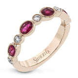 Paradise Gemstone Fashion Ring In 18k Gold With Diamonds - Simon G. Jewelry