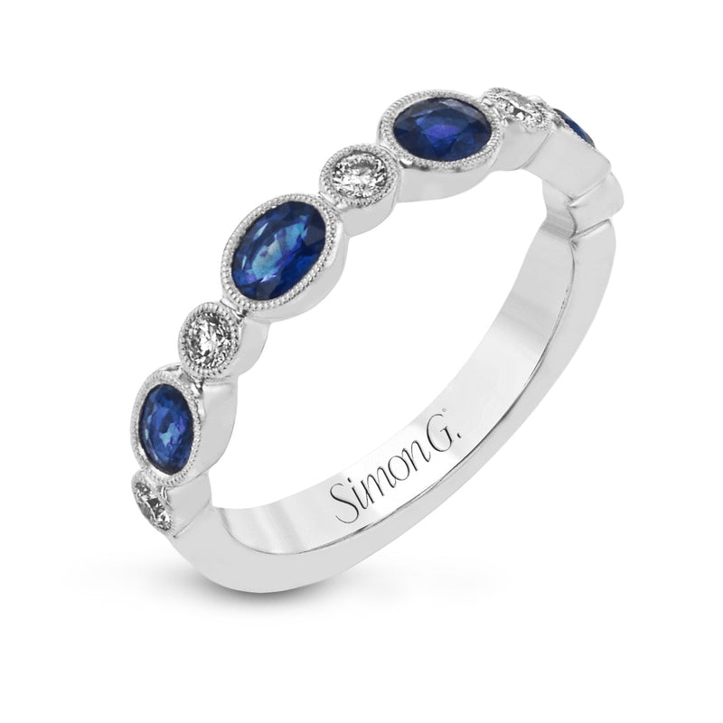 Paradise Gemstone Fashion Ring In 18k Gold With Diamonds - Simon G. Jewelry