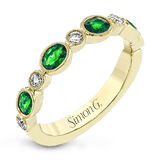 Paradise Gemstone Fashion Ring In 18k Gold With Diamonds - Simon G. Jewelry