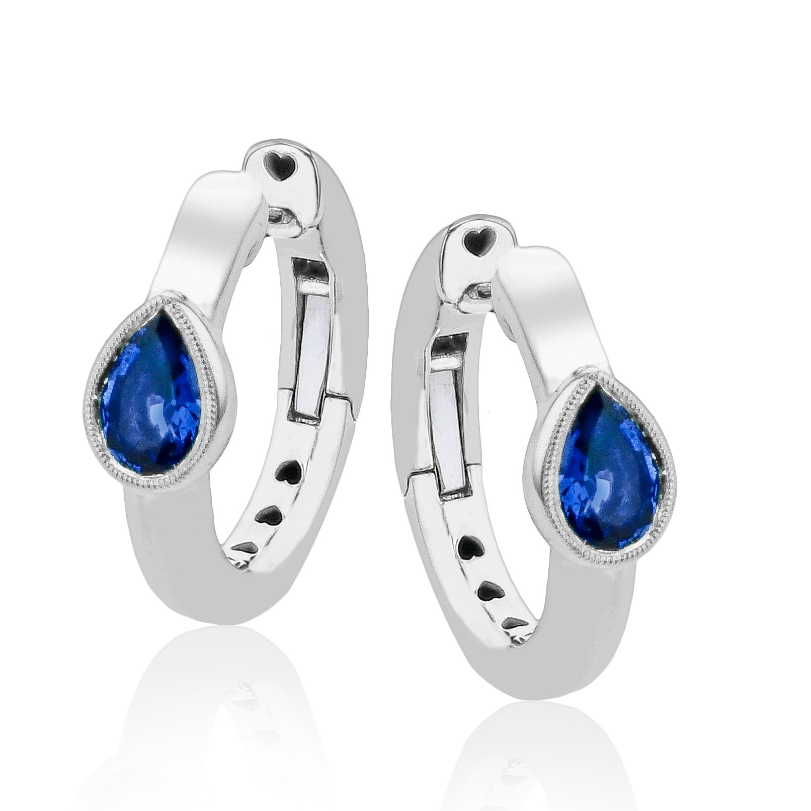 Pear - Shaped Color Stone Earrings in 18k Gold - Simon G. Jewelry