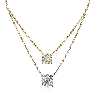 Pendant in 18k Gold with Diamonds - Simon G. Jewelry