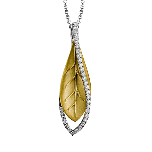 Pendant in 18k Gold with Diamonds - Simon G. Jewelry