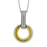 Pendant in 18k Gold with Diamonds - Simon G. Jewelry