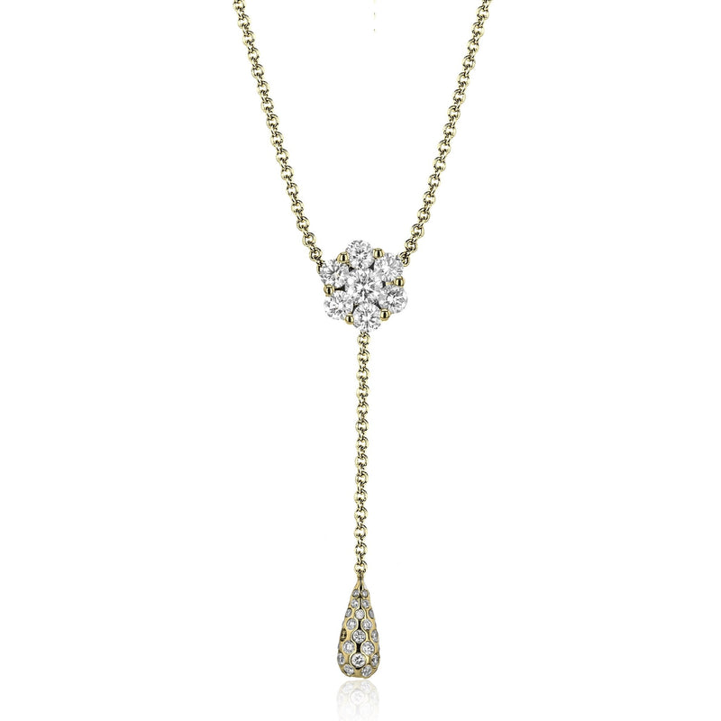 Pendant Necklace in 18k Gold with Diamonds - Simon G. Jewelry