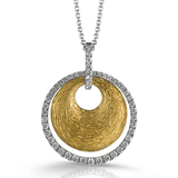 Pendant Necklace in 18k Gold with Diamonds - Simon G. Jewelry