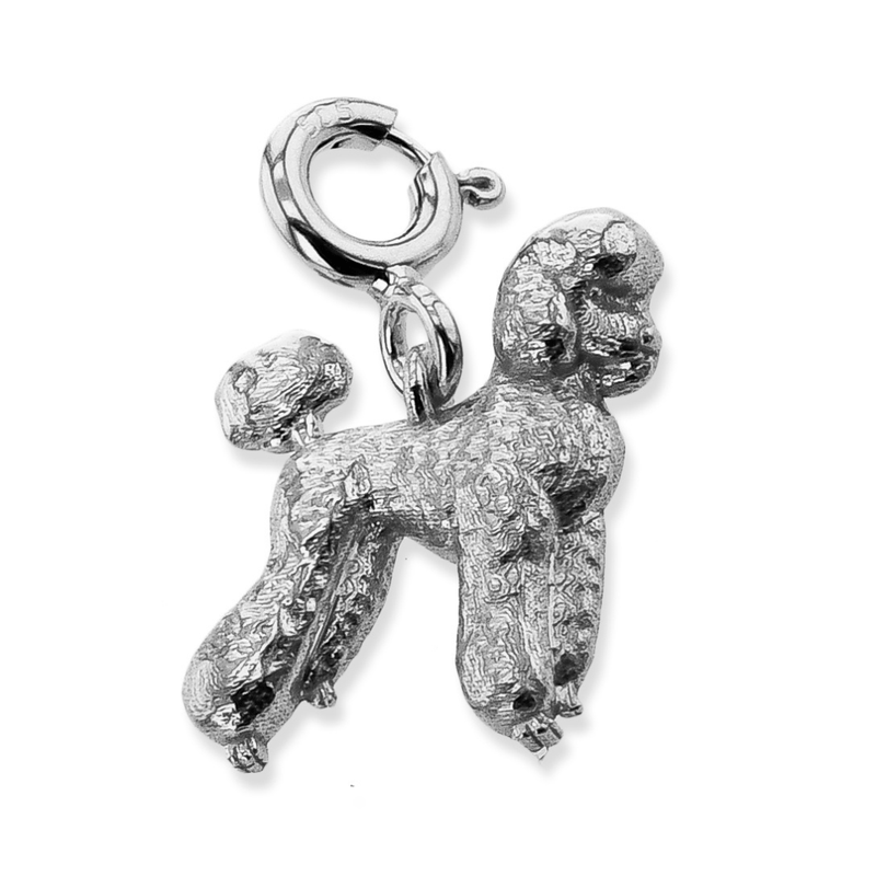 Poodle Charm in 14k Gold - Simon G. Jewelry