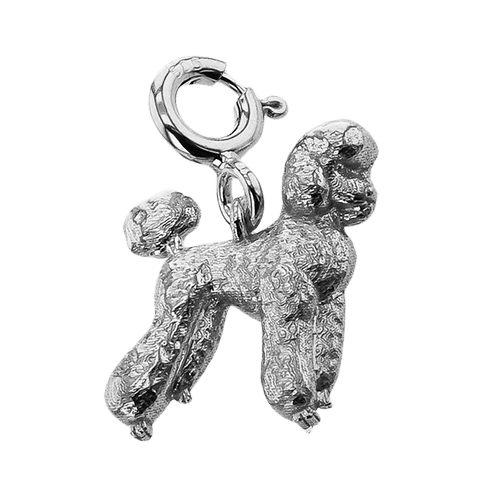 Poodle Charm in 14k Gold - Simon G. Jewelry