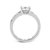 Princess - Cut Engagement Ring In 18k Gold With Diamonds - Simon G. Jewelry