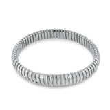 Ribbed Bangle in 18k Gold - Simon G. Jewelry
