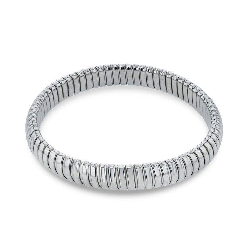 Ribbed Bangle in 18k Gold - Simon G. Jewelry