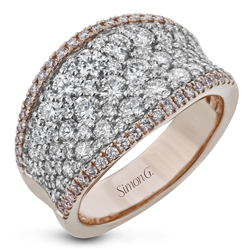 Right Hand Ring in 18k Gold with Diamonds - Simon G. Jewelry