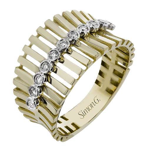 Right Hand Ring in 18k Gold with Diamonds – Simon G. Jewelry