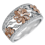 Right Hand Ring in 18k Gold with Diamonds - Simon G. Jewelry