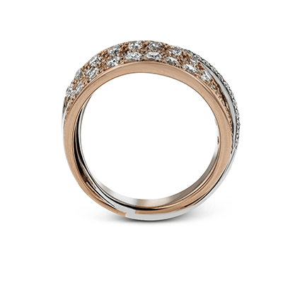 Right Hand Ring In 18k Gold With Diamonds - Simon G. Jewelry