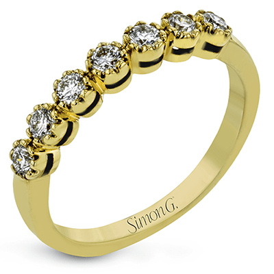 Right Hand Ring In 18k Gold With Diamonds - Simon G. Jewelry