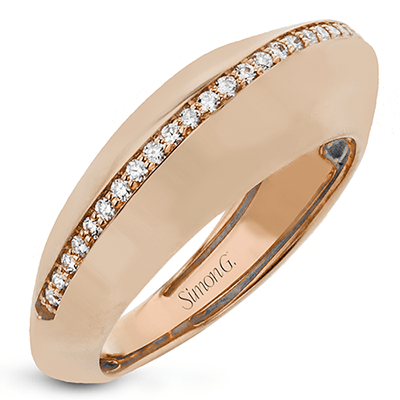 Right Hand Ring in 18k Gold with Diamonds - Simon G. Jewelry