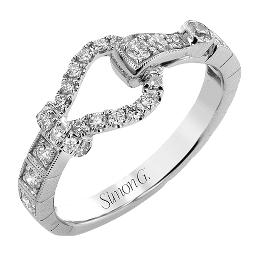 Right Hand Ring in 18k Gold with Diamonds - Simon G. Jewelry