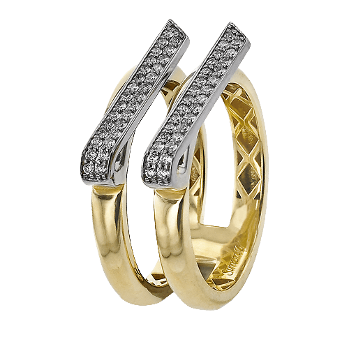 Right Hand Ring in 18k Gold with Diamonds - Simon G. Jewelry