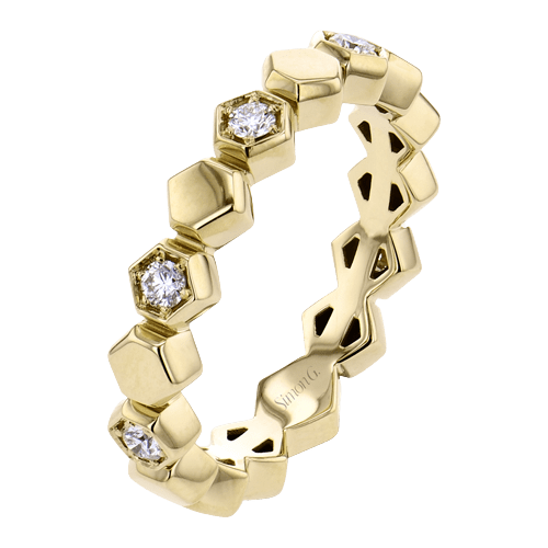 Right Hand Ring in 18k Gold with Diamonds - Simon G. Jewelry