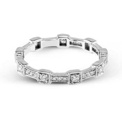 Right Hand Ring In 18k Gold With Diamonds - Simon G. Jewelry