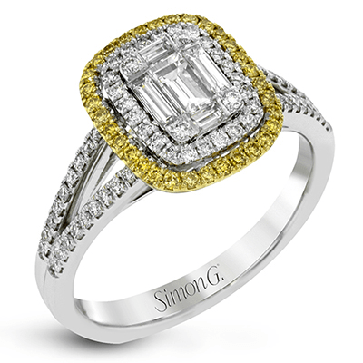 Right Hand Ring in 18k Gold with Diamonds - Simon G. Jewelry