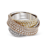 Right Hand Ring in 18k Gold with Diamonds - Simon G. Jewelry