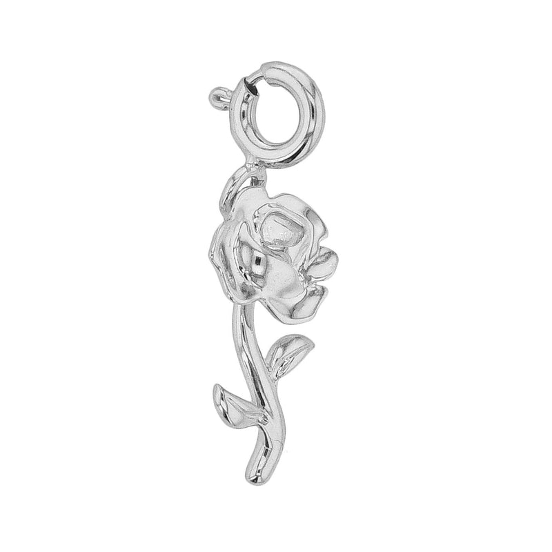 Rose Charm in 14k Gold - Simon G. Jewelry