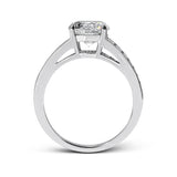 Round - Cut Engagement Ring In 18k Gold With Diamonds - Simon G. Jewelry