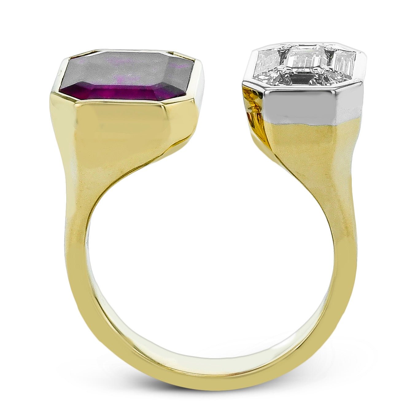 Rubellite Color Ring in 18k Gold - Simon G. Jewelry
