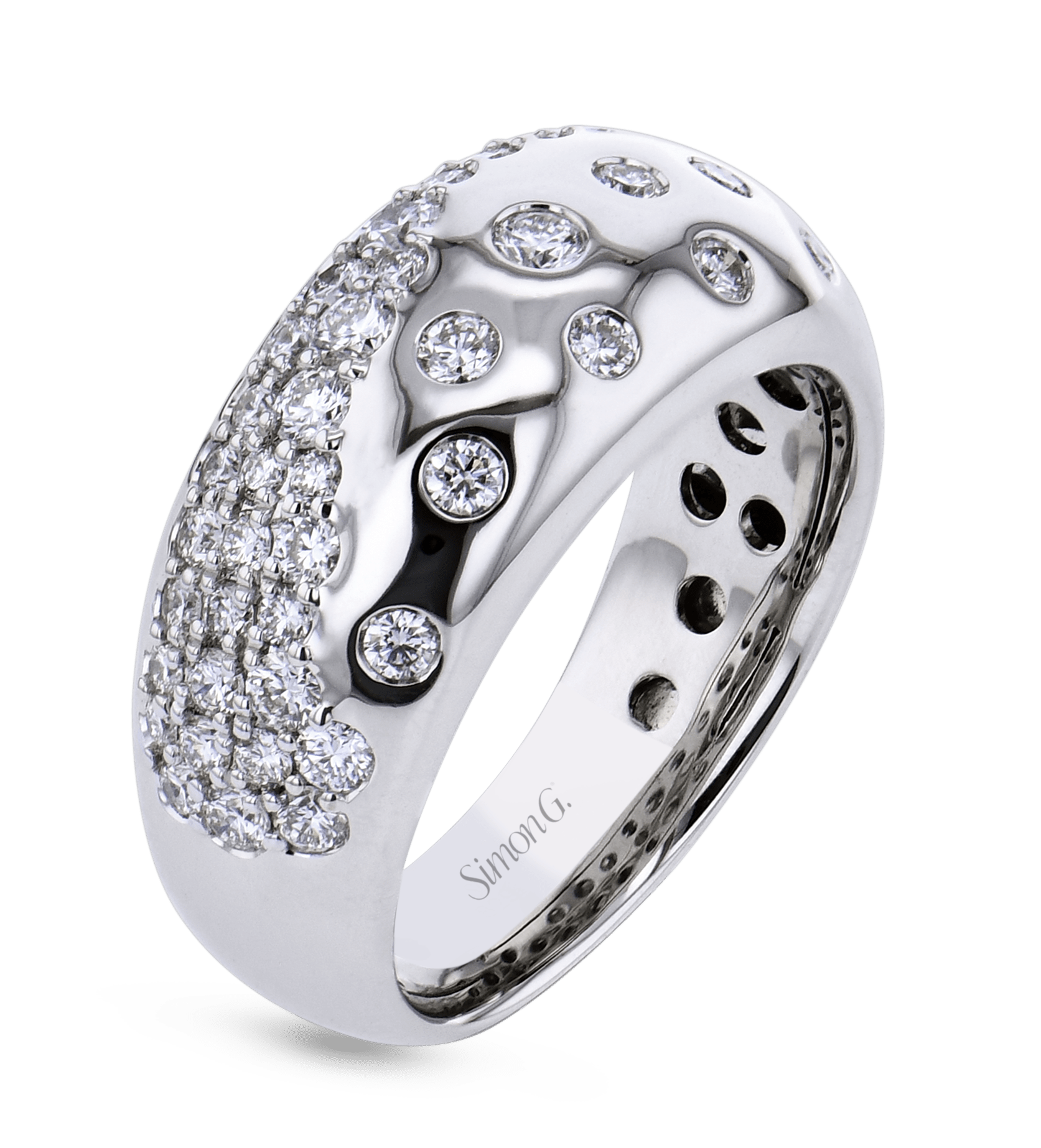 Scattered Diamond Fashion Ring - Simon G. Jewelry