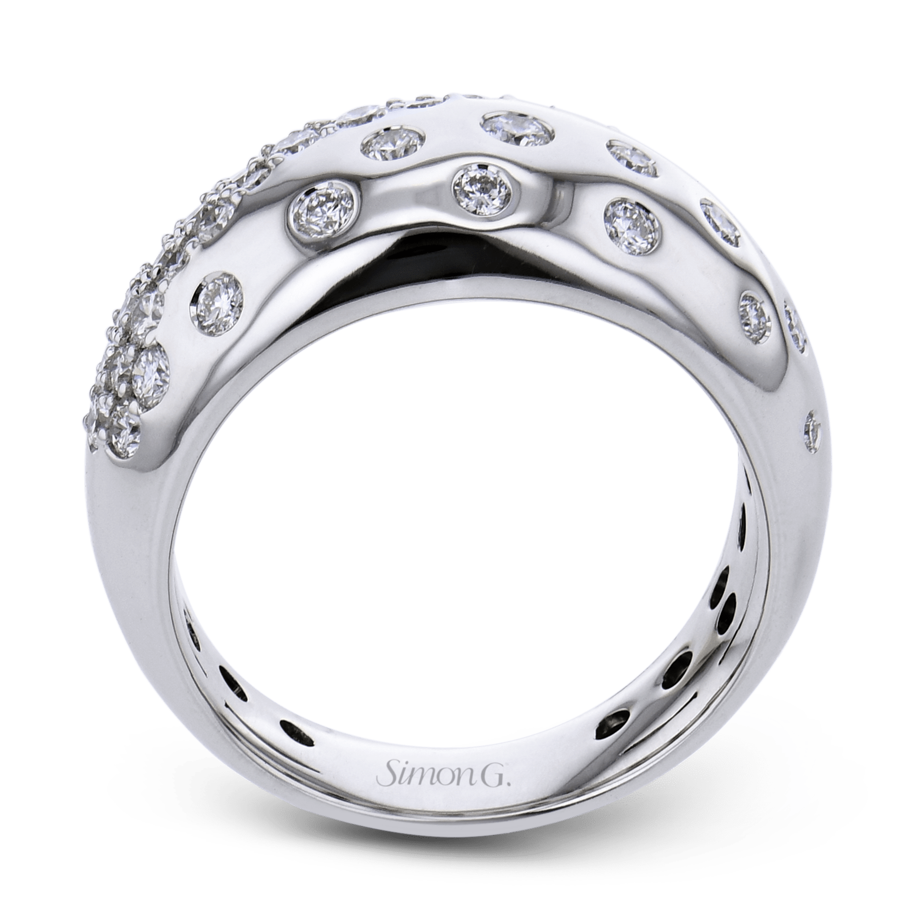 Scattered Diamond Fashion Ring - Simon G. Jewelry