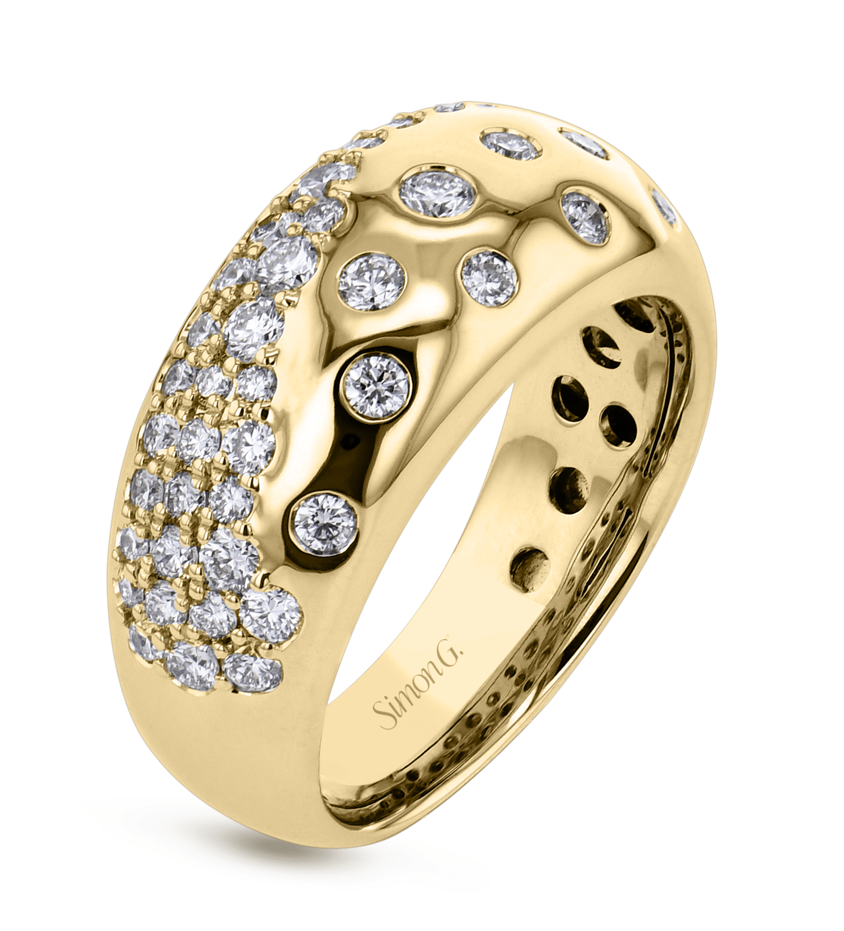 Scattered Diamond Fashion Ring - Simon G. Jewelry