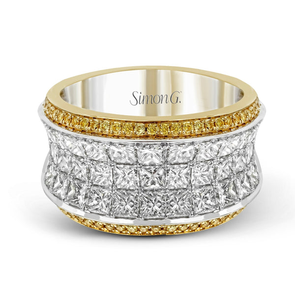 Simon - Set Anniversary Ring In 18k Gold With Diamonds - Simon G. Jewelry