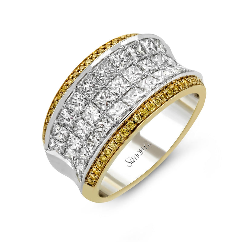 Simon - Set Anniversary Ring In 18k Gold With Diamonds - Simon G. Jewelry