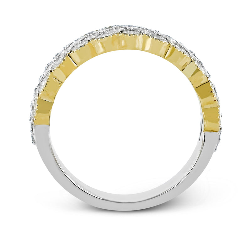 Simon - Set Anniversary Ring In 18k Gold With Diamonds - Simon G. Jewelry