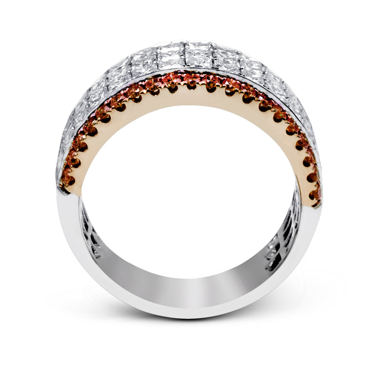 Simon - Set Anniversary Ring In Platinum With Diamonds - Simon G. Jewelry