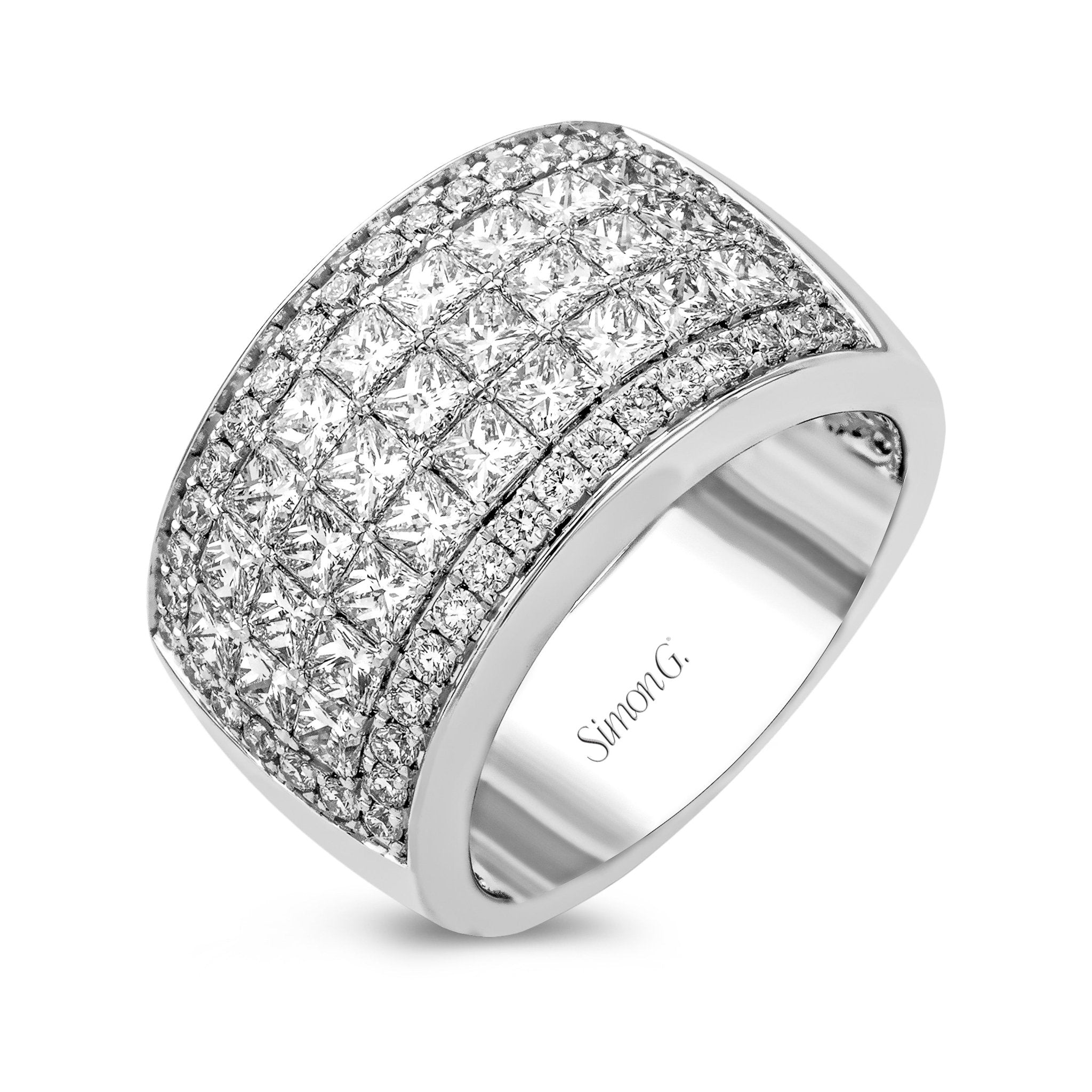 Simon-set Fashion Ring in 18k Gold with Diamonds – Simon G. Jewelry