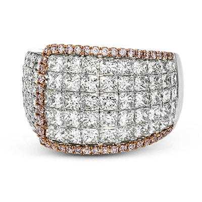 Simon - Set Fashion Ring In 18k Gold With Diamonds - Simon G. Jewelry