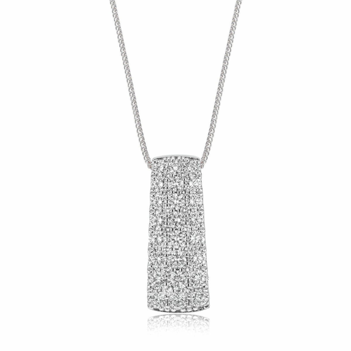 Simon-set Pendant Necklace in 18k Gold with Diamonds – Simon G