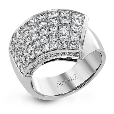 Simon - set Right Hand Ring in 18k Gold with Diamonds - Simon G. Jewelry
