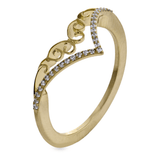 Smart Ring in 14k Gold with Diamonds - Simon G. Jewelry