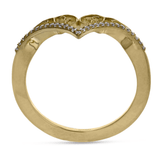 Smart Ring in 14k Gold with Diamonds - Simon G. Jewelry