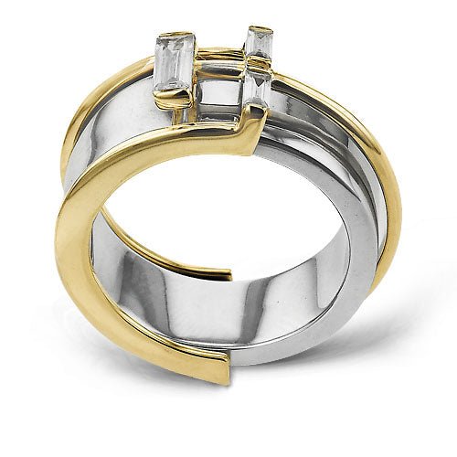 Smart Ring Jacket in 14k Gold - Simon G. Jewelry