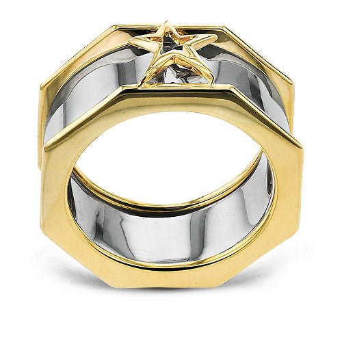 Smart Ring Jacket in 14k Gold - Simon G. Jewelry