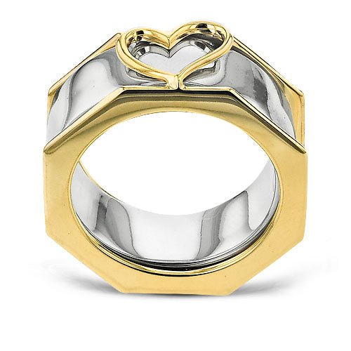 Smart Ring Jacket in 14k Gold - Simon G. Jewelry