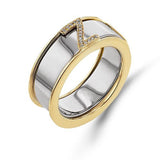 Smart Ring Jacket in 14k Gold with Diamonds - Simon G. Jewelry