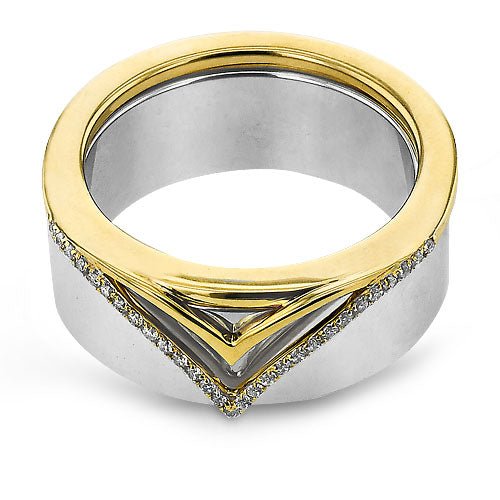 Smart Ring Jacket in 14k Gold with Diamonds - Simon G. Jewelry