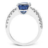 Tanzanite Ring In 18k Gold With Diamonds - Simon G. Jewelry